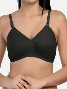 StyFun Pack Of 2 Non-Wired Non-Padded Cut & Sew Full Coverage Dry-Fit All Day Comfort Bra