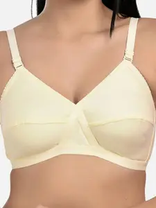 StyFun Pack Of 3 Non Padded Cut & Sew Dry-Fit Full Coverage Cotton Everyday Bra
