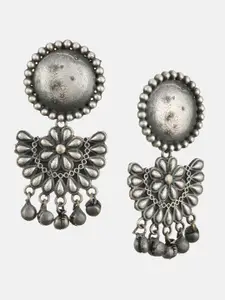 ATIBELLE Silver-Plated Drop Earrings