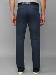 Allen Solly Men Mid-Rise Plain Cotton Chinos Trousers