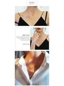 MEENAZ Rose Gold-Plated CZ-Studded Pendant