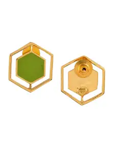 Voylla Gold-Plated Stud Earrings