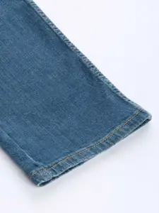 Levis Men 513 Mid-Rise Straight Fit Heavy Fade Stretchable Jeans