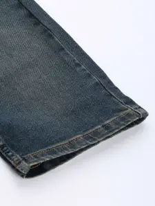 Levis Men 513 Straight Fit Heavy Fade Stretchable Mid-Rise Jeans