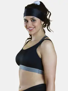 Dazzle Full Coverage Lightly Padded All Day Comfort Racerback Seamless Sports Bra