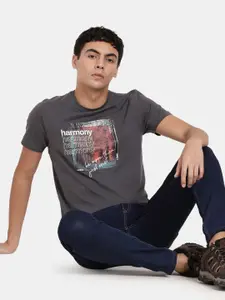 t-base Graphic Printed Cotton T-Shirt