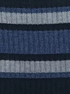 Allen Solly Men Pack Of 3 Striped Calf-Length Socks