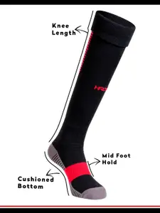 HRX by Hrithik Roshan Men Colourblocked Knee Length Football Socks