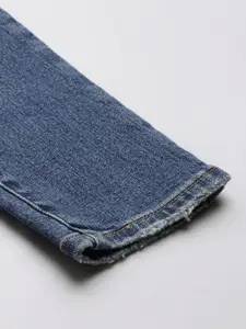 Levis Women Skinny Fit High-Rise Mildly Distressed Light Fade Stretchable Jeans