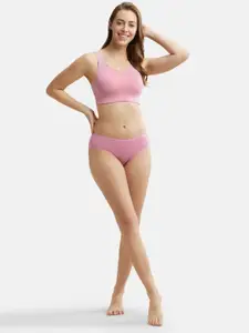 Jockey Wirefree Padded Tencel Lyocell Elastane Full Coverage Removable Pad Lounge Bra-JW12