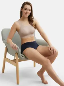 Jockey Wirefree Padded Tencel Lyocell Elastane Full Coverage Removable Pad Lounge Bra-JW12
