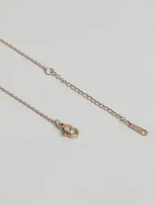 EL REGALO Set Of 2 Stone-Studded Minimal Necklace