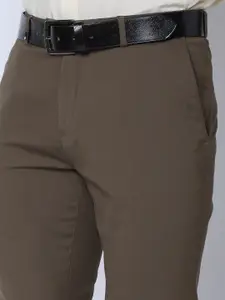 Oxemberg Men Slim Fit Formal Trousers
