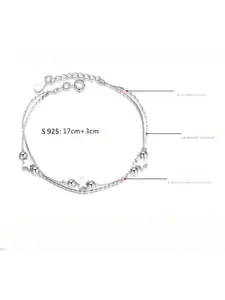 MYKI Silver-Plated Star Charm Bracelet