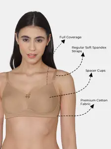 Tweens Full Coverage Non-Padded Cotton Minimizer Bra