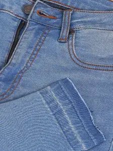 U.S. Polo Assn. Women Super Skinny Fit Clean Look High-Rise Heavy Fade Stretchable Jeans