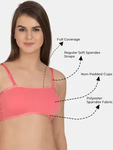Tweens Lightly Padded Full Coverage Tube Bra
