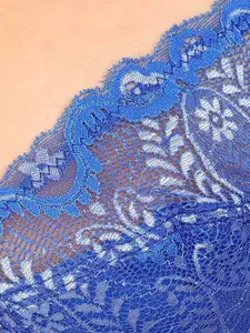 AROUSY Self-Designed Cotton Non Wired Non Padded Bra With Briefs R_Nikkar Set_Blue_32