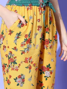 ETC Women Floral Printed Night suit