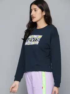 Levis Pure Cotton Brand Logo Printed Sweatshirt