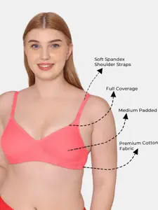 Tweens Medium Padded Full Coverage Tshirt Bra