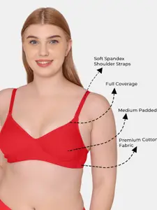 Tweens Medium Padded Full Coverage Tshirt Bra