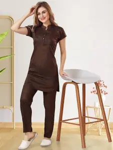 Be You Ethnic Motifs Printed Night Suit