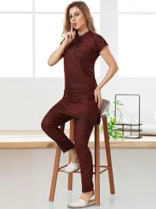 Be You Ethnic Motifs Printed Night Suit