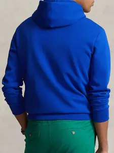Polo Ralph Lauren Brand Logo Printed Cotton Pullover Sweatshirt