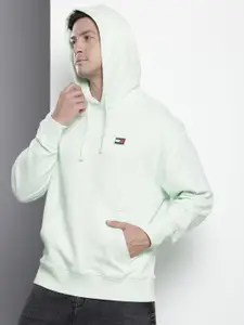 Tommy Hilfiger Hooded Drop-Shoulder Pure Cotton Sweatshirt