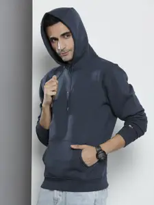 Tommy Hilfiger Brand Logo Printed Casual Hooded Sweatshirt