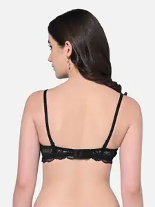FIMS Polka Dot Bra Full Coverage Padded Everyday Bra All Day Comfort