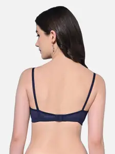 FIMS Floral Full Coverage Lightly Padded All Day Comfort Seamless Everyday Bra