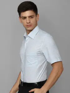 Louis Philippe Slim Fit Opaque Printed Pure Cotton Casual Shirt