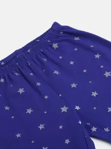 mackly Girls Printed Pure Cotton Night suit