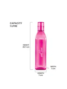Milton Prive Pet Pink Leak Proof Water Bottle 1L