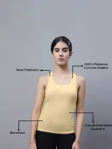 FBAR Pack of 2 Scoop Neck Bio Wash Skin Friendly Cotton Sports Tank Top