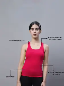 FBAR Pack Of 2 Racerback Cotton Rib Tank Tops