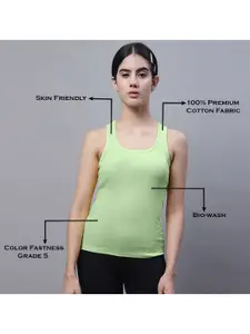 FBAR Pack Of 2 Scoop Neck Cotton Tank Top