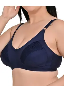 Piylu Pack Of 3 Lace Medium Coverage Lightly Padded Everyday Cotton Bra All Day Comfort
