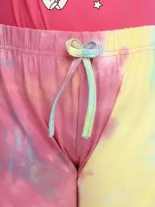 V-Mart Girls Abstract Printed Cotton Shorts