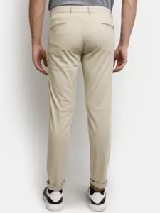 V-Mart Men Mid Rise Cotton Chinos Trousers