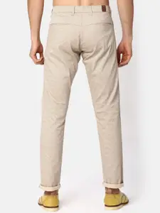 V-Mart Men Mid-Rise Cotton Trousers