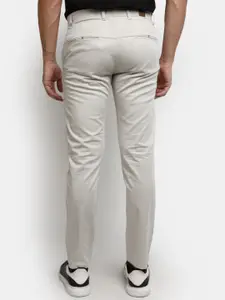V-Mart Men Mid Rise Cotton Chinos Trousers