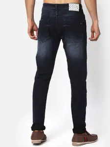 V-Mart Men Slim Fit Heavy Fade Clean Look Cotton Knitted Denim Stretchable Jeans