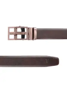 Van Heusen Men Leather Belt with Auto Lock