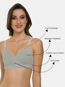 Tweens Lite Wite Minimiser Support Medium Padded Cotton-Spandex Bra