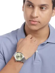 maxima Men  Bracelet Style Straps Analogue Watch 58591CMGI