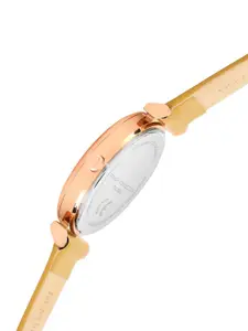 French Connection Women Leather Straps Bracelet Style Analogue Watch FCN00087C