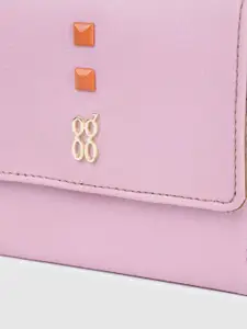 Baggit Women Solid Three Fold Wallet